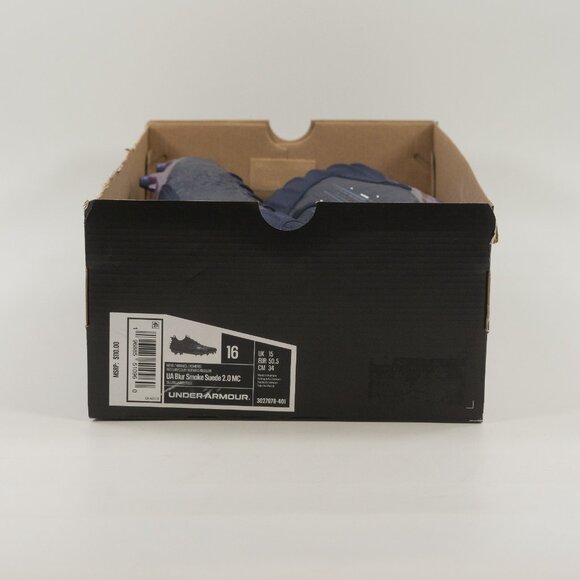 Under Armour Blur 2 MC Suede 'Midnight Navy' 3027978-401 Football Multi-Size - Picture 9 of 10